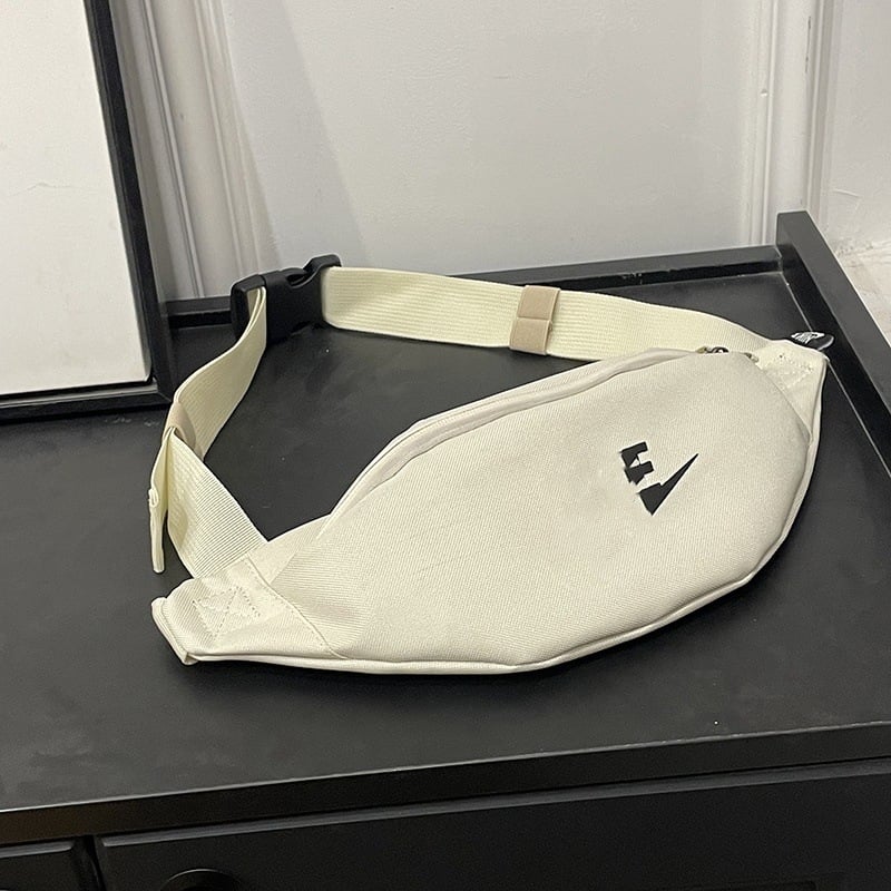 Borsetă de talie sport, unisex, Oxford material, imprimeu litere, căptușeală poliester, vara 2024