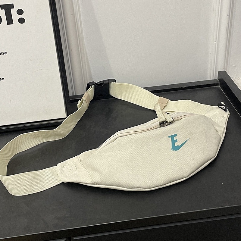 Borsetă de talie sport, unisex, Oxford material, imprimeu litere, căptușeală poliester, vara 2024