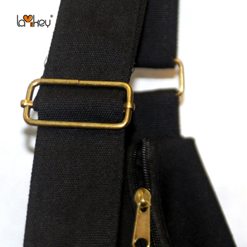 Női váll-táska etnikus stílussal, pamut anyag, csíkos minta, cipzáras nyitás, pamut bélés