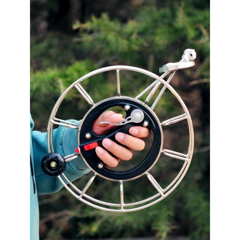 Рул за хвърчило с линия — ръчен, модерен минималистичен стил, печат на лого възможен, без персонализация