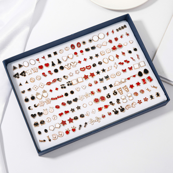 Σκουλαρίκια – Πλαστικό/ρητίνη, Ηλεκτροπλατίωση – Στυλ: Καρδιά, Λουλούδια, Φύλλα – Unisex