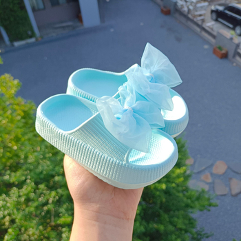 Унисекс EVA вътрешни чехли с панделка – антихлъзгаща се мека подметка, дишащи за деца 1–16 г