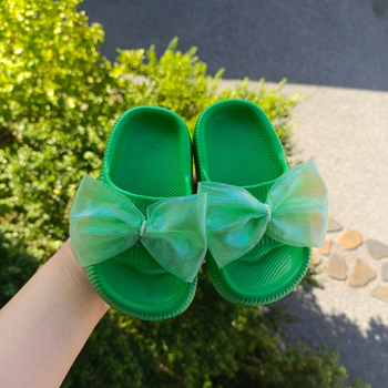 Унисекс EVA вътрешни чехли с панделка – антихлъзгаща се мека подметка, дишащи за деца 1–16 г