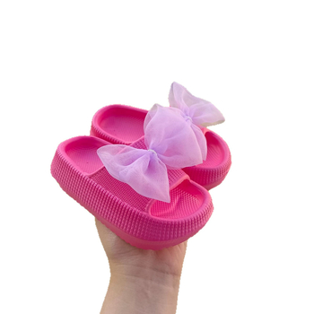 Унисекс EVA вътрешни чехли с панделка – антихлъзгаща се мека подметка, дишащи за деца 1–16 г