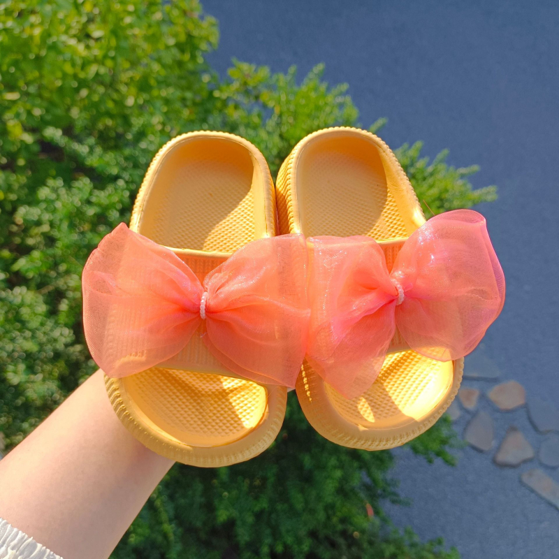 Унисекс EVA вътрешни чехли с панделка – антихлъзгаща се мека подметка, дишащи за деца 1–16 г