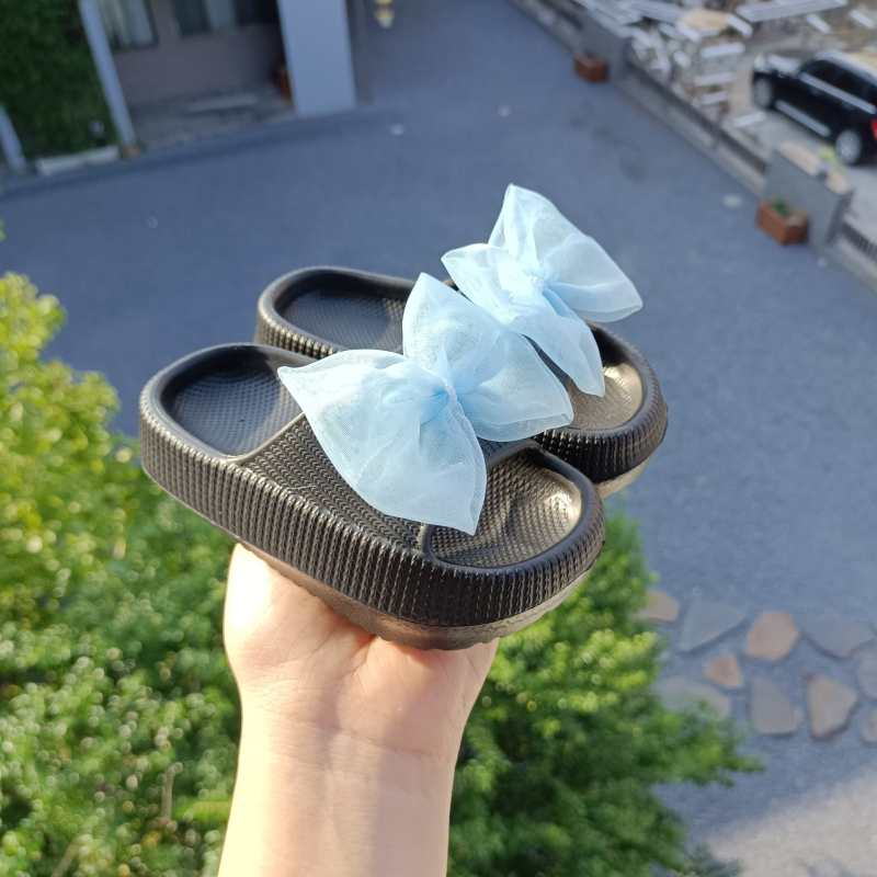 Унисекс EVA вътрешни чехли с панделка – антихлъзгаща се мека подметка, дишащи за деца 1–16 г