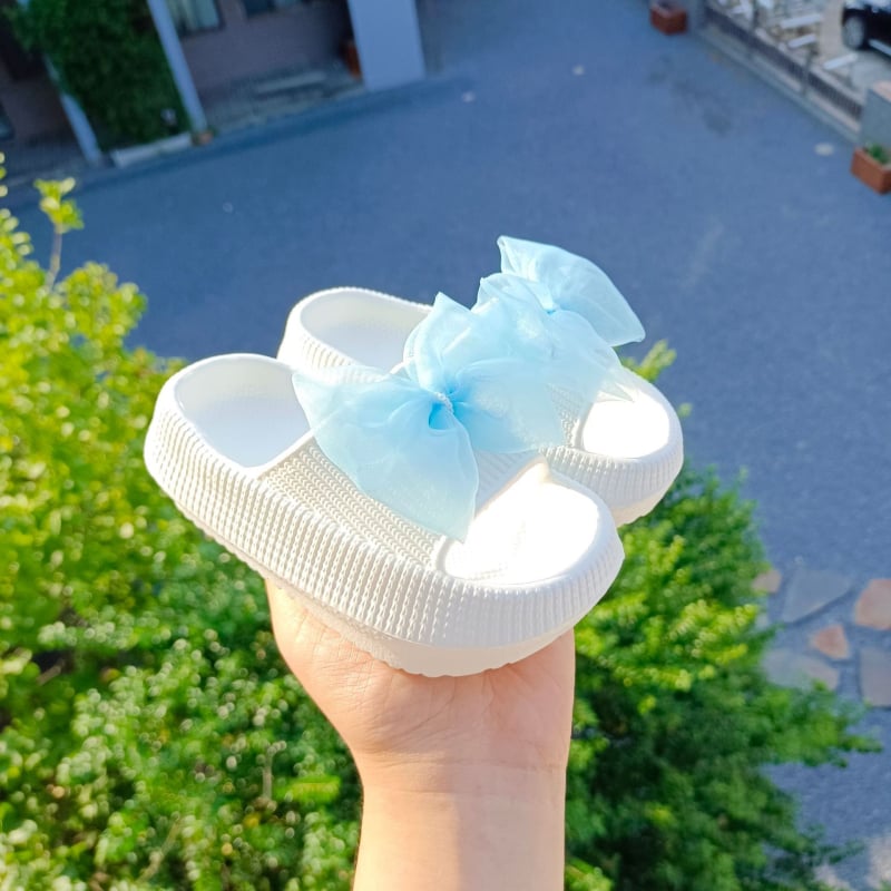 Унисекс EVA вътрешни чехли с панделка – антихлъзгаща се мека подметка, дишащи за деца 1–16 г