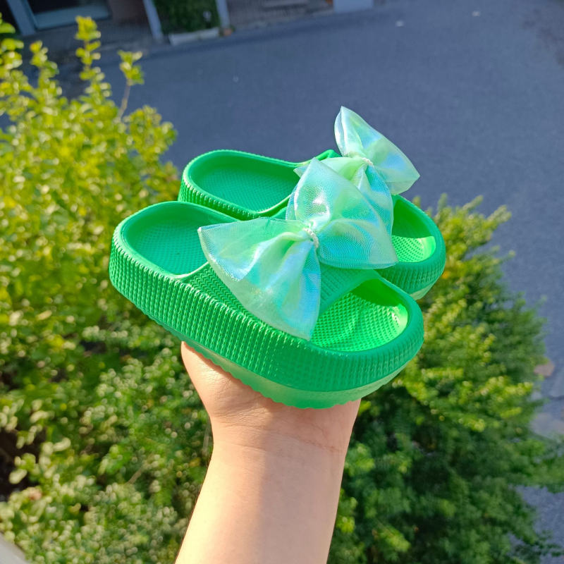 Унисекс EVA вътрешни чехли с панделка – антихлъзгаща се мека подметка, дишащи за деца 1–16 г