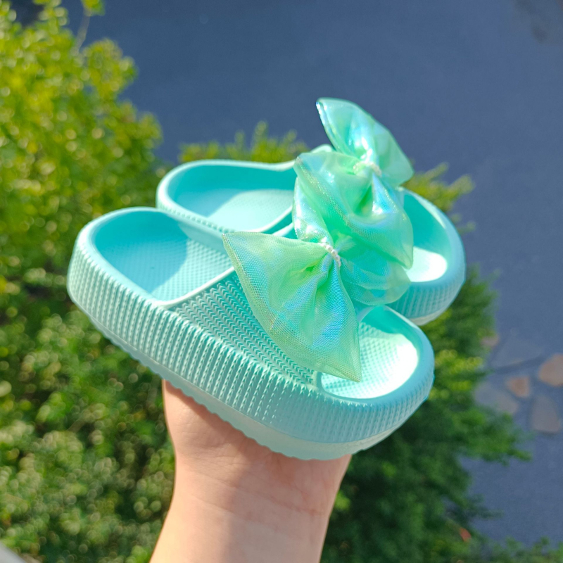 Унисекс EVA вътрешни чехли с панделка – антихлъзгаща се мека подметка, дишащи за деца 1–16 г