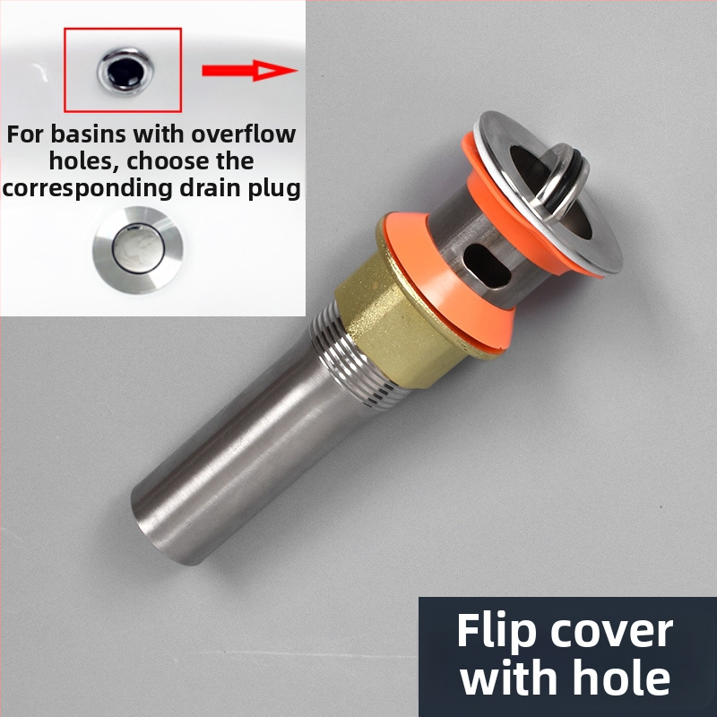 Odtok umývadla – anti-odor, nerezová oceľ, model Sink Drain Pipe, Produktové číslo F77H55MMSTT7JT