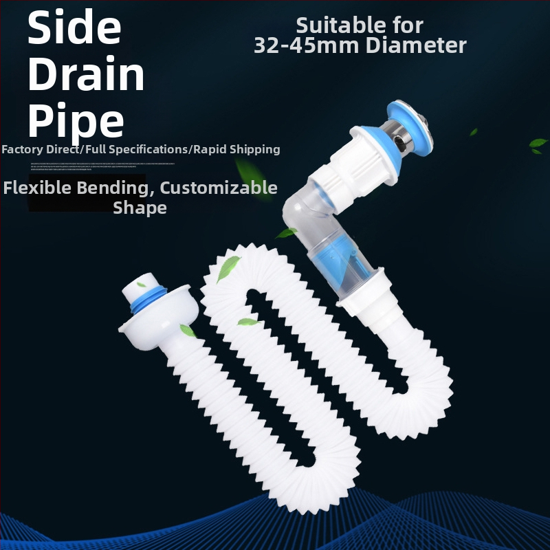 Odtok umývadla – anti-odor, nerezová oceľ, model Sink Drain Pipe, Produktové číslo F77H55MMSTT7JT