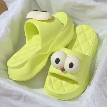 Sandale dama EVA cu talpă groasă de 6 cm, vârf rotund, încălțăminte lejeră de vară