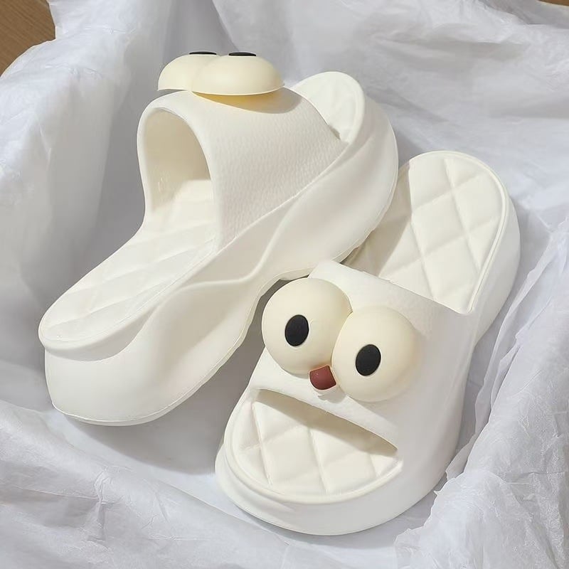 Sandale dama EVA cu talpă groasă de 6 cm, vârf rotund, încălțăminte lejeră de vară