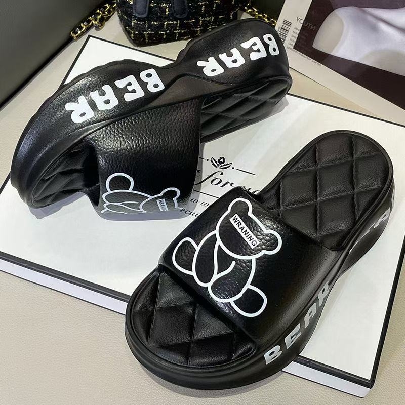 Sandale dama EVA cu talpă groasă de 6 cm, vârf rotund, încălțăminte lejeră de vară