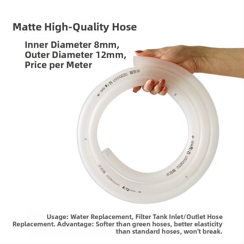 Ανταλλακτικός σωλήνας αντικατάστασης φιλτροκάδου - Real Stone, Πλαστικό, Αντιψυκτικό, Ανθεκτικό, Βάρος 0.5