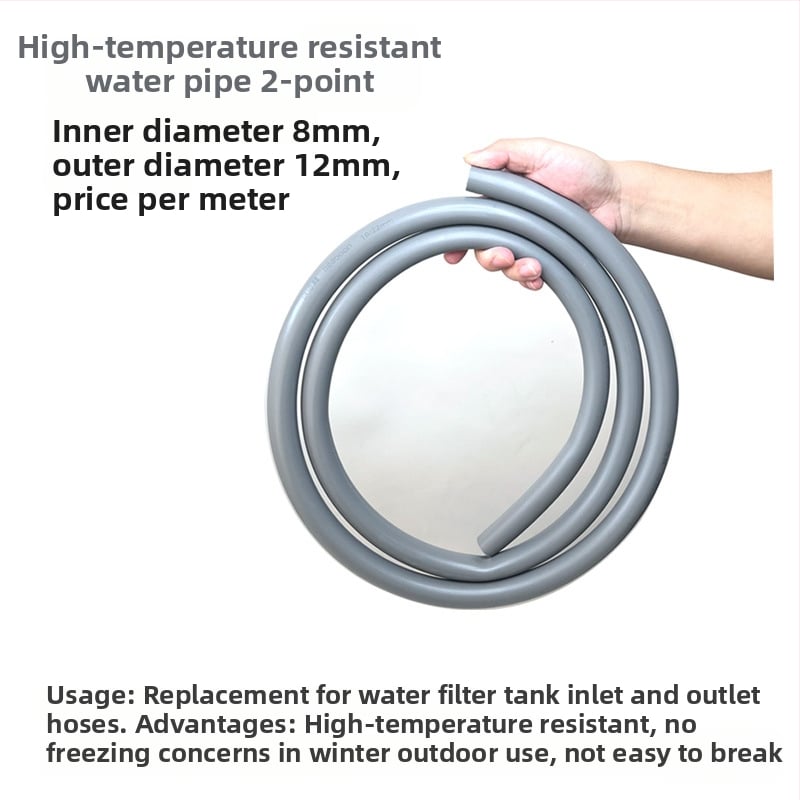 Ανταλλακτικός σωλήνας αντικατάστασης φιλτροκάδου - Real Stone, Πλαστικό, Αντιψυκτικό, Ανθεκτικό, Βάρος 0.5