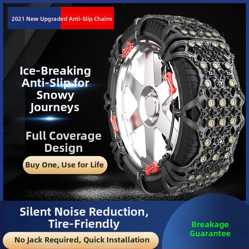 Yingxue Lanțuri de zăpadă de iarnă pentru mașini și SUV cu tensionare automată, 4–8 kg