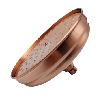 Sprchová hlavica z nehrdzavejúcej ocele s horným postrekom, model 8808, závitový montážny systém