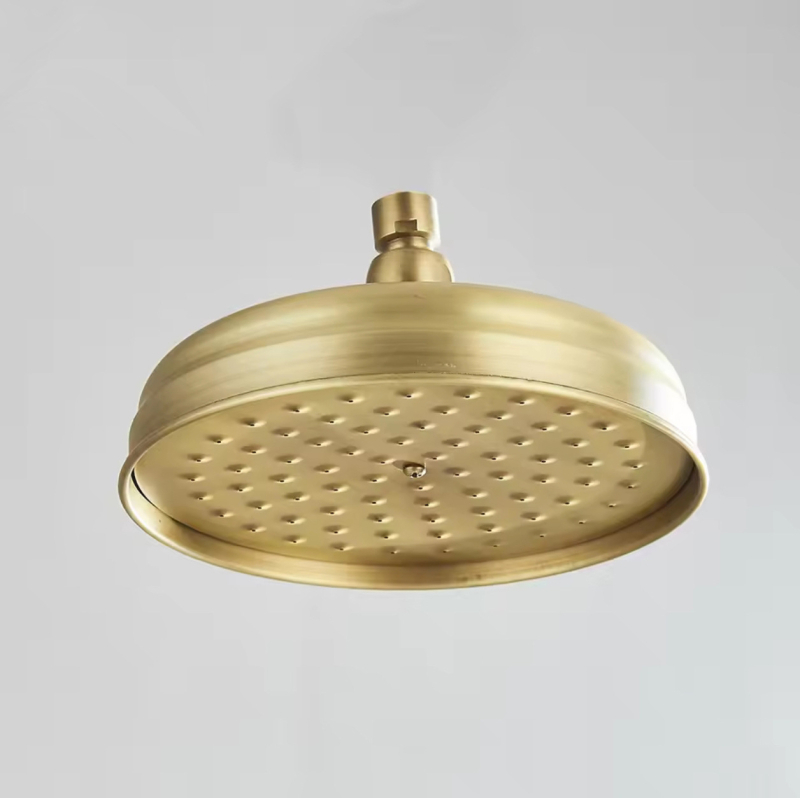 Sprchová hlavica z nehrdzavejúcej ocele s horným postrekom, model 8808, závitový montážny systém