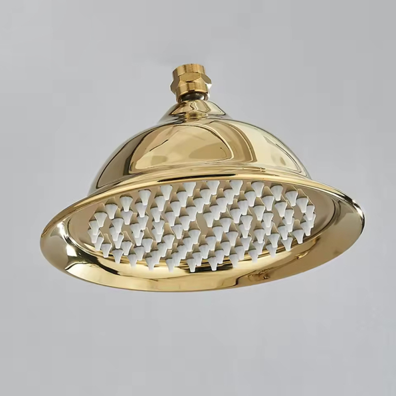 Sprchová hlavica z nehrdzavejúcej ocele s horným postrekom, model 8808, závitový montážny systém