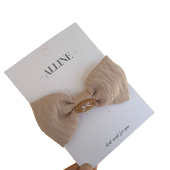 Лента за глава с панделка — прост стил, плат, ръчно изработено, аксесоар за глава за жени