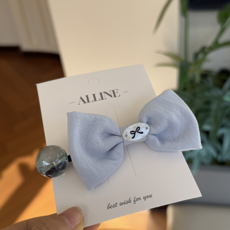 Лента за глава с панделка — прост стил, плат, ръчно изработено, аксесоар за глава за жени