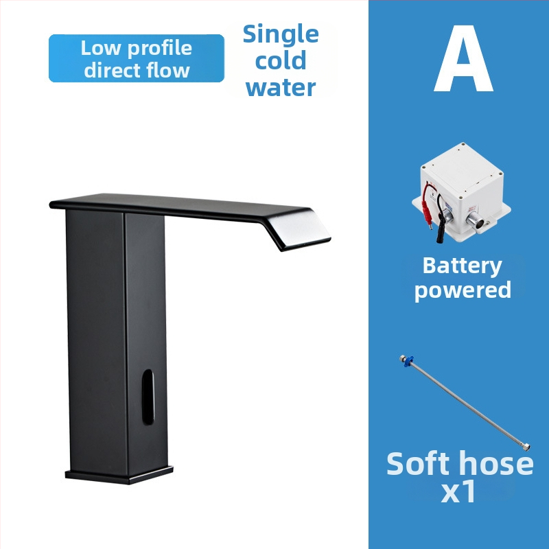 Indukcijska slavina za umivaonik, model 8835, montaža na jedan otvor, cijeli bakreni tijelo ventila, induktivno otvaranje