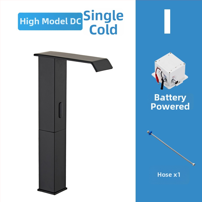 Indukcijska slavina za umivaonik, model 8835, montaža na jedan otvor, cijeli bakreni tijelo ventila, induktivno otvaranje