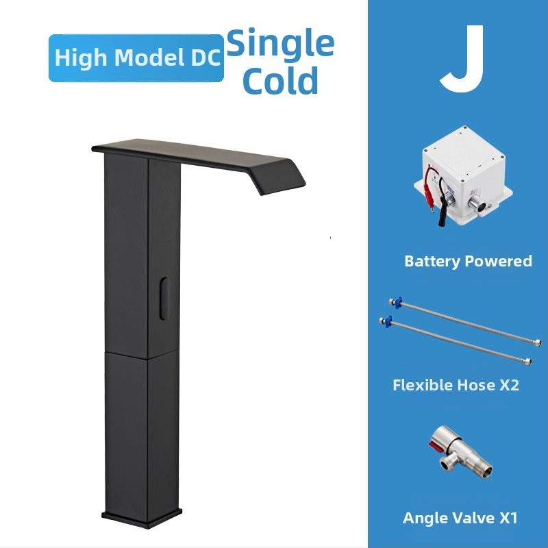 Indukcijska slavina za umivaonik, model 8835, montaža na jedan otvor, cijeli bakreni tijelo ventila, induktivno otvaranje