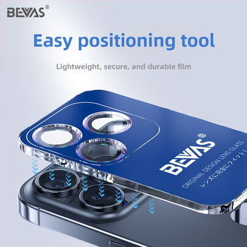 BEVAS Corning Lens Film για iPhone 17 Pro – Προστατευτικό φακού κάμερας από γυάλινο υλικό, HD, Αντι-δακτυλικά αποτυπώματα, Αντοχή σε πτώσεις, 38100410753
