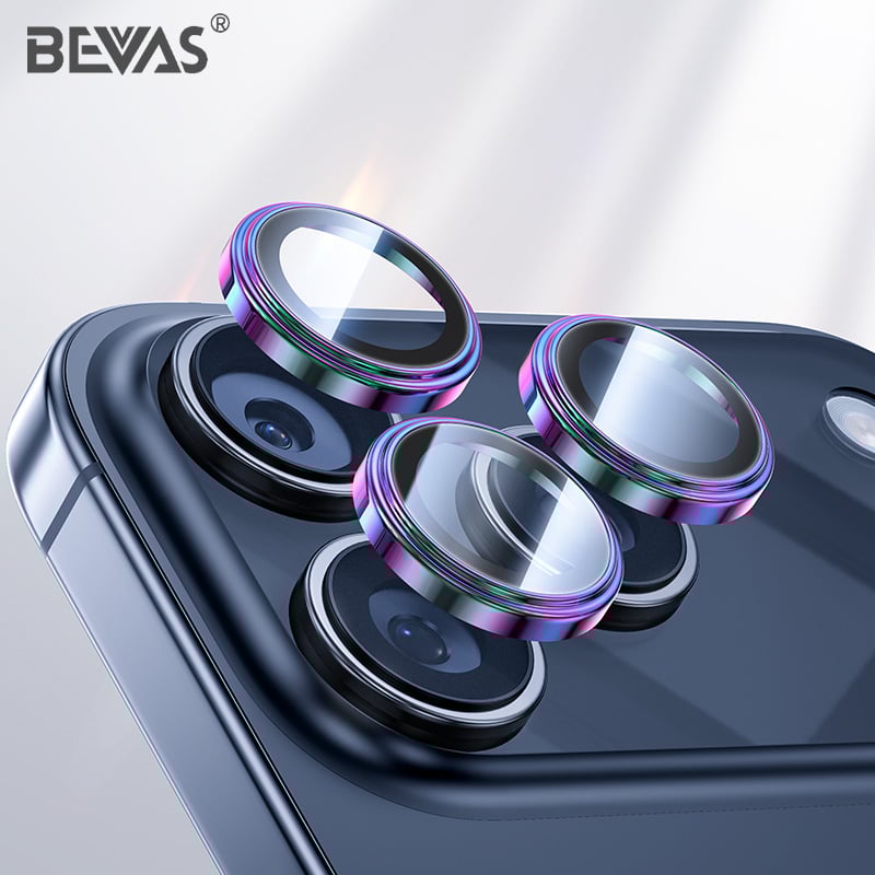 BEVAS Corning Lens Film για iPhone 17 Pro – Προστατευτικό φακού κάμερας από γυάλινο υλικό, HD, Αντι-δακτυλικά αποτυπώματα, Αντοχή σε πτώσεις, 38100410753