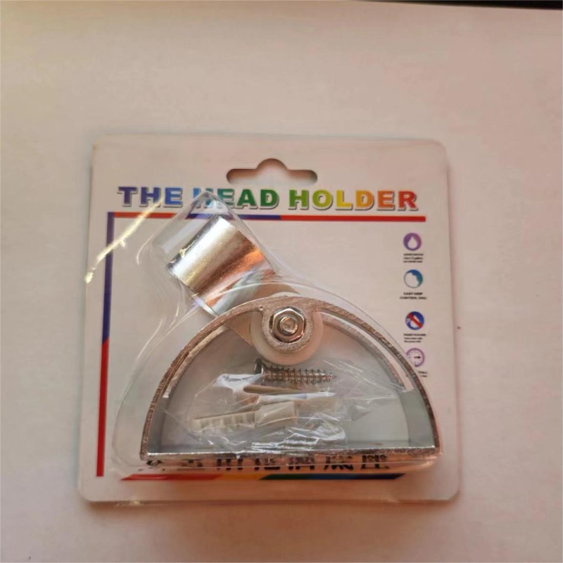 Držiak na sprchovú hlavu z leteckého hliníka, bez vŕtania, na stenu, brúsený povrch, moderný minimalistický štýl