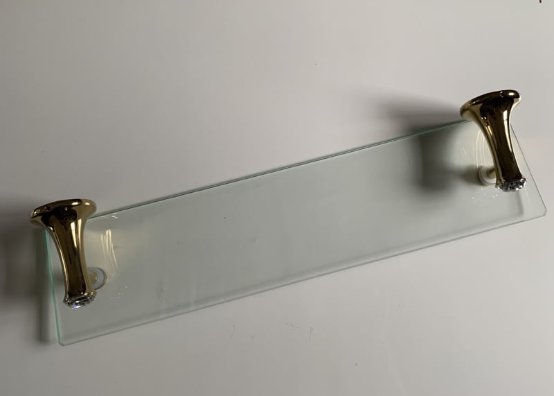 Ruichi Bathroom cinkötvözet törölközőtartó készlet arany felülettel, 6 darabos, modern minimalista stílus