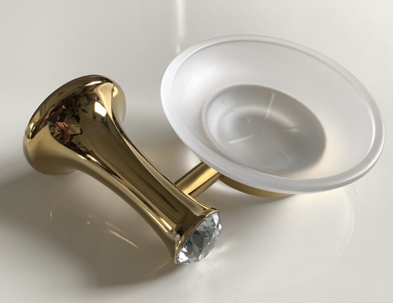 Ruichi Bathroom cinkötvözet törölközőtartó készlet arany felülettel, 6 darabos, modern minimalista stílus