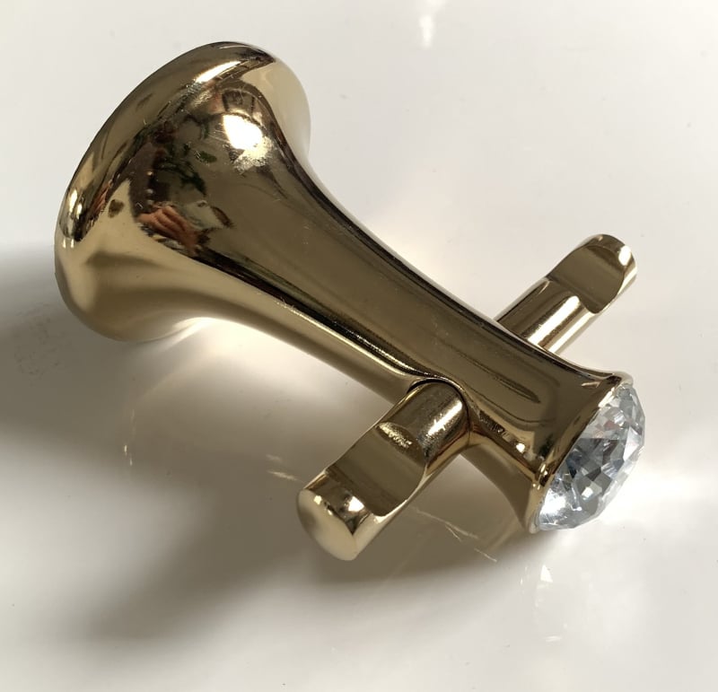 Ruichi Bathroom cinkötvözet törölközőtartó készlet arany felülettel, 6 darabos, modern minimalista stílus