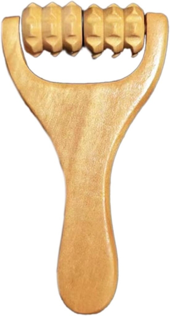 Масажор за тяло, 15x8cm, Ролков, Дървен