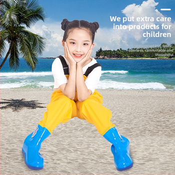 Detský jednodielny nepremokavý overal z PVC, rýchloschnúci, vhodný pre všetky ročné obdobia, unisex, na rybolov, plávanie a brodenie.