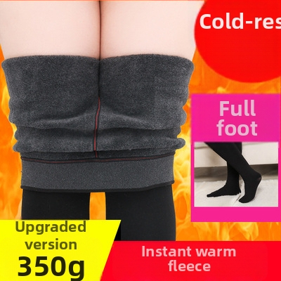 Nylon harisnyanadrág fleece belsővel, ultra vastag, meleg és formázó, egyszerű stílus