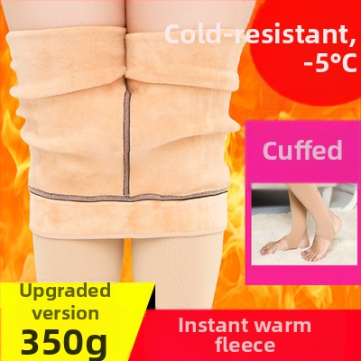 Nylon harisnyanadrág fleece belsővel, ultra vastag, meleg és formázó, egyszerű stílus