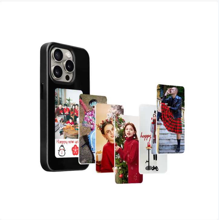 Husă iPhone Ink-Screen – Doi în unu, TPU+PC, Finisaj spray, Anti-cadere, Anti-amprente, Personalizabilă pentru seria iPhone 13/14