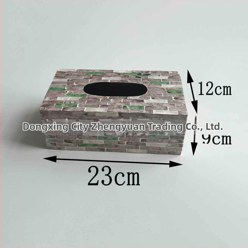 Shell-inšpirovaná krabička na vreckovky do stolíka — moderný minimalistický dizajn, vymeniteľné papierové vreckovky, model 985