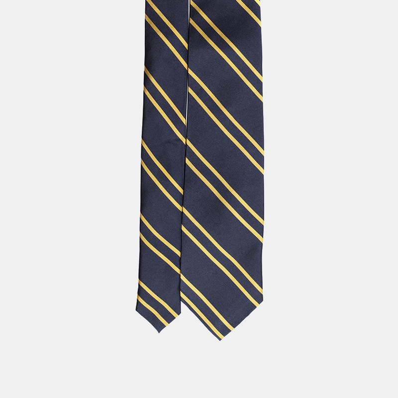 Svilenkasta kravata s prugasto cvjetnim uzorkom, Jacquard tkanina, vunena podstava, za muškarce, svakodnevna upotreba
