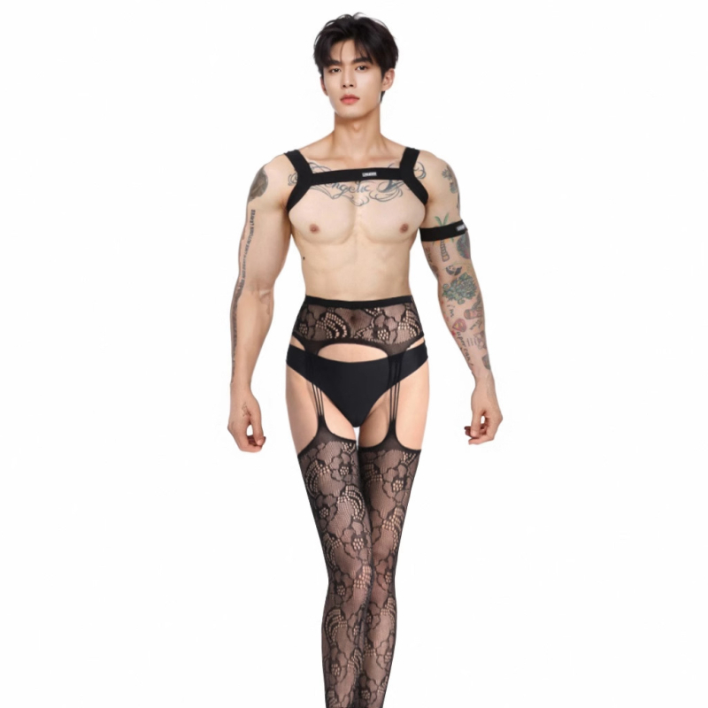 Férfi velúr harisnyanadrág, vékony, egyszínű, láthatatlan és csúszásmentes, poliészter 70–80%