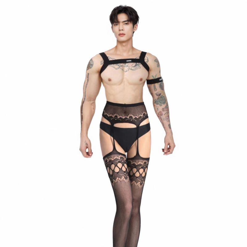 Férfi velúr harisnyanadrág, vékony, egyszínű, láthatatlan és csúszásmentes, poliészter 70–80%