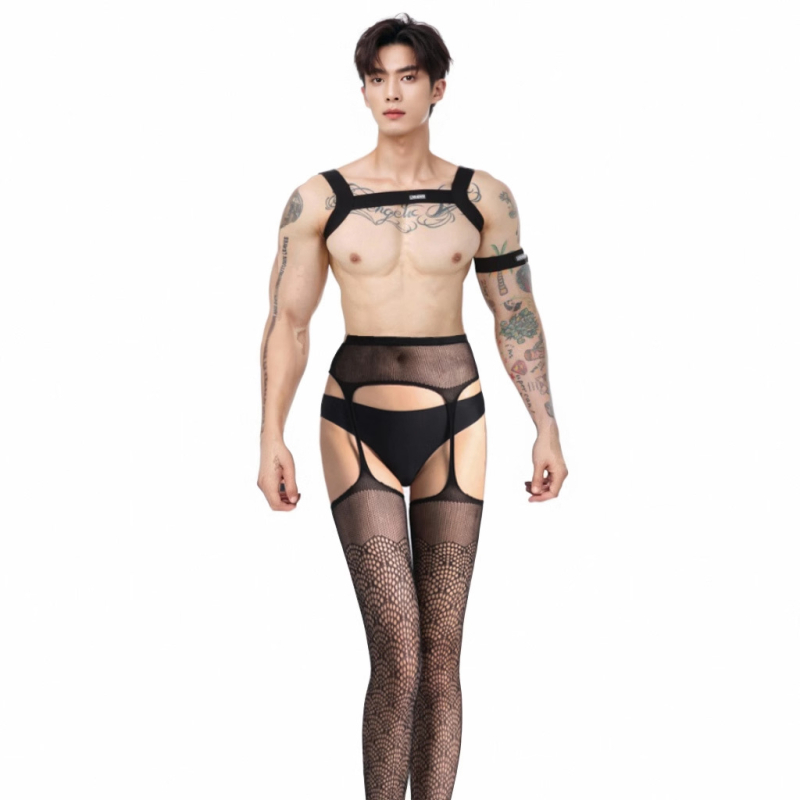 Férfi velúr harisnyanadrág, vékony, egyszínű, láthatatlan és csúszásmentes, poliészter 70–80%