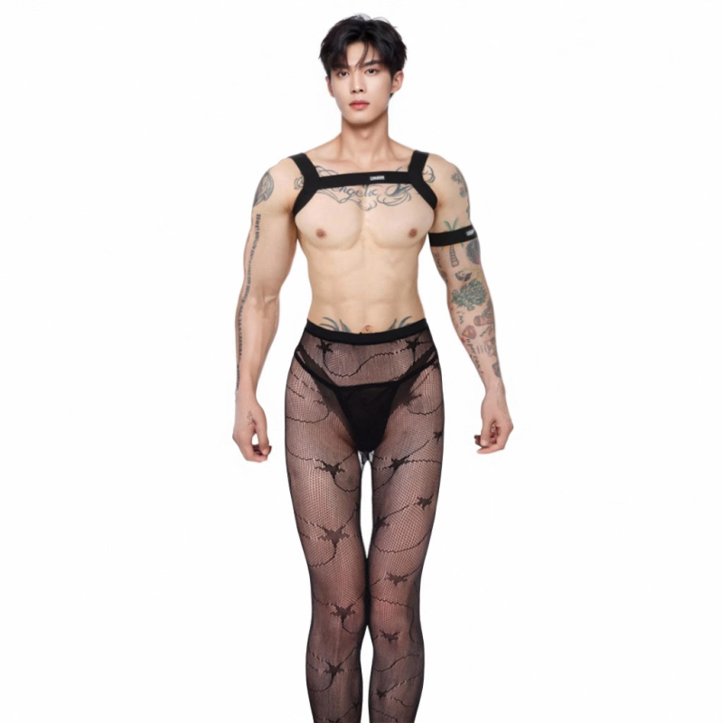 Férfi velúr harisnyanadrág, vékony, egyszínű, láthatatlan és csúszásmentes, poliészter 70–80%