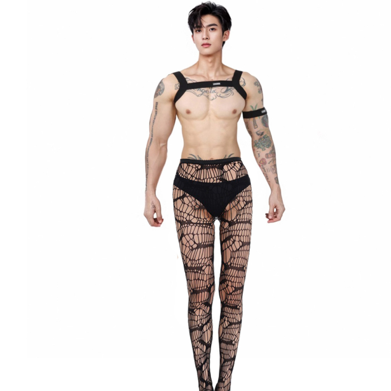 Férfi velúr harisnyanadrág, vékony, egyszínű, láthatatlan és csúszásmentes, poliészter 70–80%