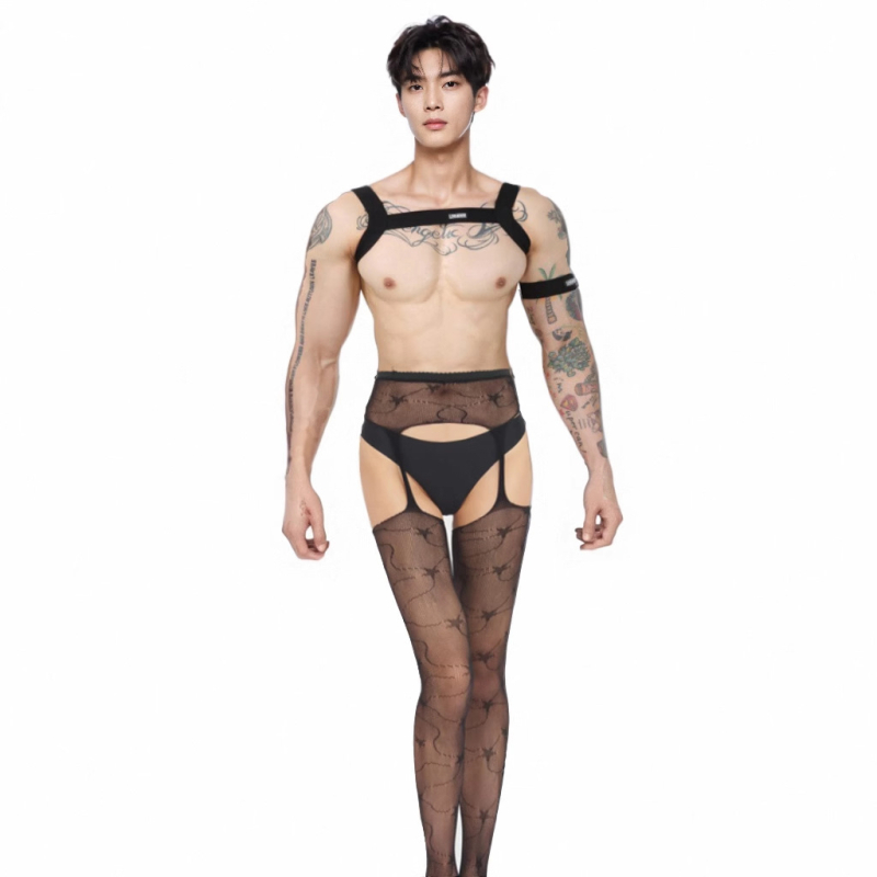 Férfi velúr harisnyanadrág, vékony, egyszínű, láthatatlan és csúszásmentes, poliészter 70–80%