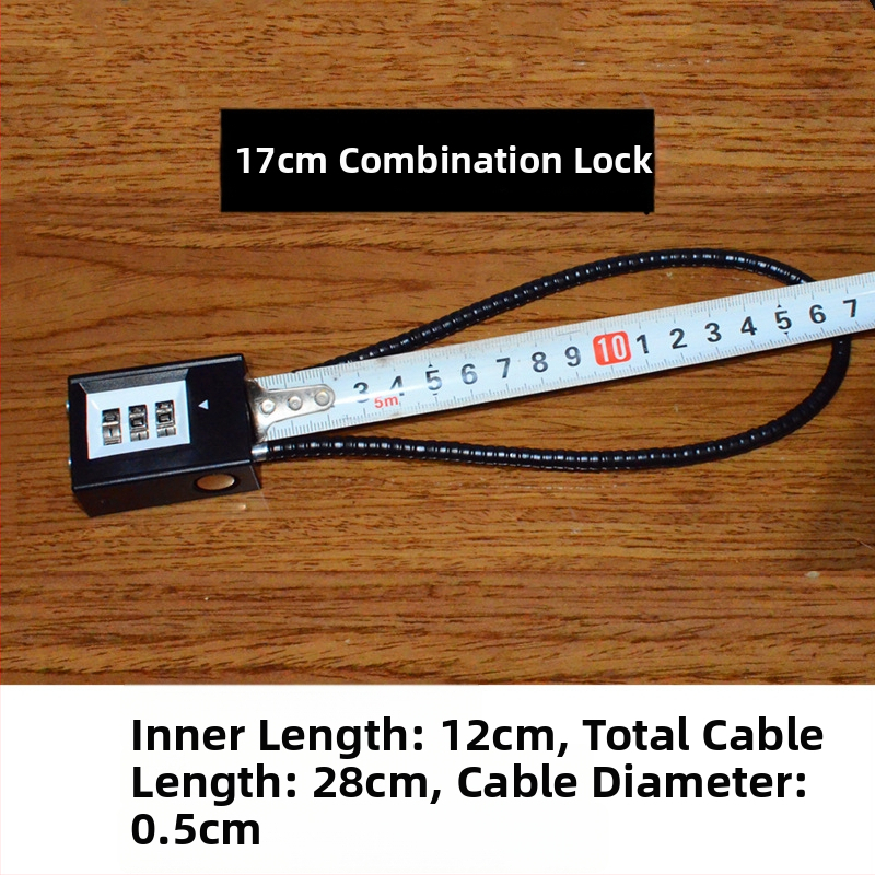 Zámok na skrinku na zbrane s oceľovým lanom, jadro zinkovej zliatiny, oceľový zámok, priame otvorenie, Wolf dog