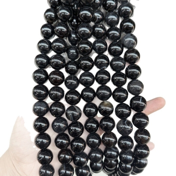 Χάντρες από φυσική πέτρα – γυαλισμένες, σχήμα Old-Type μήλου, μοτίβο Totem, κωδικός Mj250708-321